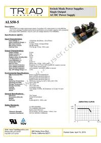 ALS50-5 Datasheet Cover