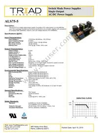 ALS75-5 Datasheet Cover
