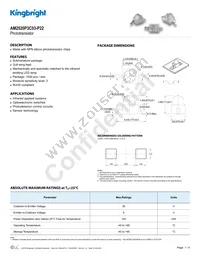 AM2520P3C03-P22 Datasheet Cover