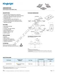 AM2520SECK09 Datasheet Cover