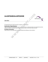 AM29F002BT-55JF Datasheet Cover