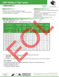 AMCV-0201-5R5-C800N-T Datasheet Cover