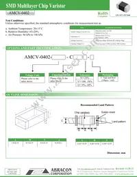AMCV-0402-090-C180N-T Datasheet Page 2