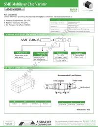 AMCV-0603-180-C800N-T Datasheet Page 2