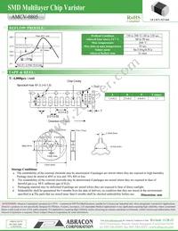 AMCV-0805-300-C500N-T Datasheet Page 3