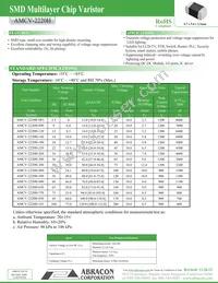 AMCV-2220H-5R5-T Datasheet Cover