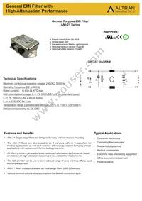 AMI-21-30-6 Datasheet Cover