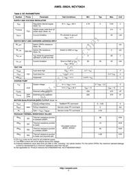 AMIS30624C6245G Datasheet Page 7