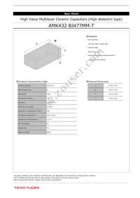 AMK432BJ477MM-T Cover