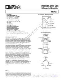 AMP03GS-REEL Datasheet Cover