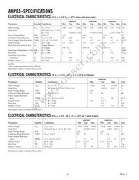 AMP03GS-REEL Datasheet Page 2