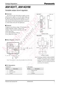 AN1431T Datasheet Cover