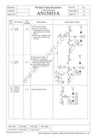 AN15851A Datasheet Page 14