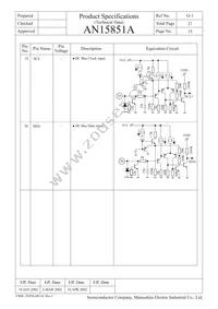 AN15851A Datasheet Page 15