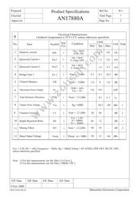 AN17880A-E1 Datasheet Page 2