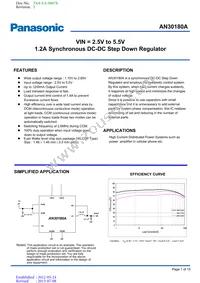 AN30180A-PR Datasheet Cover