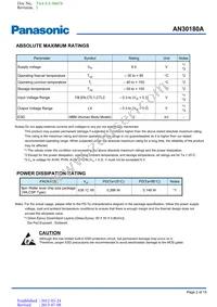 AN30180A-PR Datasheet Page 2