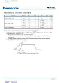 AN30180A-PR Datasheet Page 3