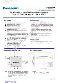 AN30180AAPR Datasheet Cover