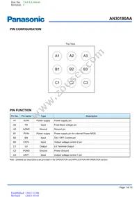 AN30180AAPR Datasheet Page 7