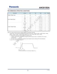 AN30185A-VL Datasheet Page 3