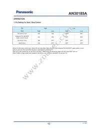 AN30185A-VL Datasheet Page 10