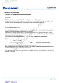 AN30888B-VB Datasheet Page 17