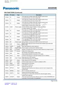 AN32054B-PB Datasheet Page 16