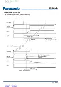 AN32054B-PB Datasheet Page 19