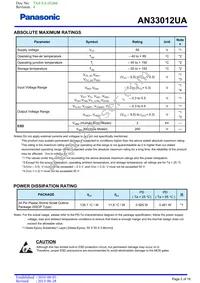 AN33012UA-VB Datasheet Page 2