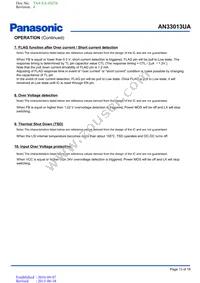 AN33013UA-VB Datasheet Page 13