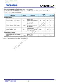 AN33014UA-VB Datasheet Page 5