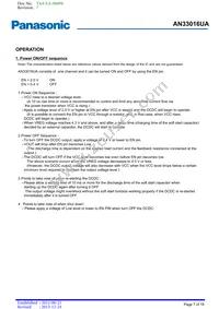 AN33016UA-VB Datasheet Page 7