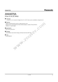 AN44070A-VF Datasheet Page 3