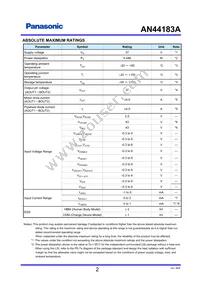 AN44183A-VF Datasheet Page 2