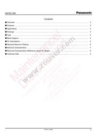 AN78L12ME1 Datasheet Page 2