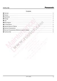 AN78L15ME1 Datasheet Page 2