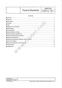 AN8015SH-E1V Datasheet Page 2
