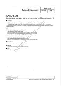 AN8015SH-E1V Datasheet Page 3