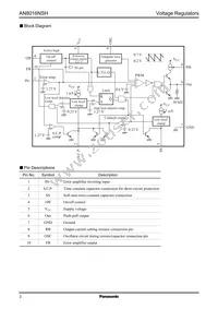 AN8016NSHE1V Datasheet Page 2