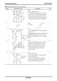 AN8016NSHE1V Datasheet Page 7