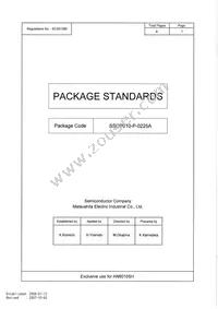 AN8016SH-E1V Datasheet Page 16