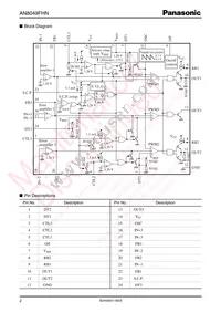 AN8049FHNEBV Datasheet Page 2