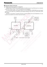 AN8049FHNEBV Datasheet Page 17