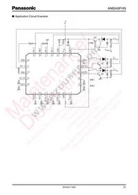 AN8049FHNEBV Datasheet Page 21