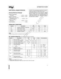 AN87C196JTWB20 Datasheet Page 7