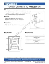 AN8958SSMTXL Datasheet Cover