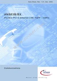 AN983BX-BG-R-V1 Datasheet Cover