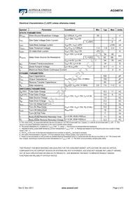 AO3407A Datasheet Page 2