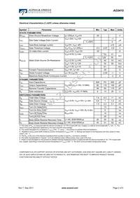 AO3415L_107 Datasheet Page 2